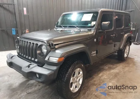 2018 Jeep Wrangler Unlimited Sport S 4X4 из США, поврежденный, VIN 1C4HJXDG5JW126496